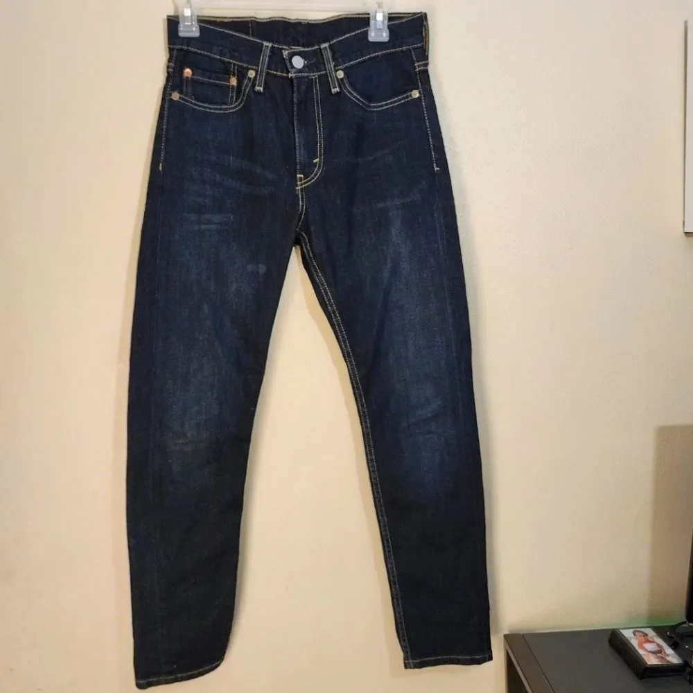 Levis 510 Dark Wash Denim Skinny Jeans Size 28X30 Indie Grunge High Waisted Jean